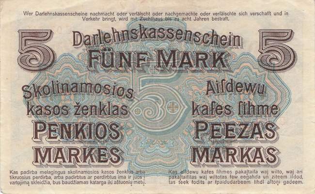 ro. 467 C 5 Mark 1918